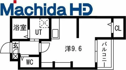 九間町シーエム・サンク【1階】の間取り
