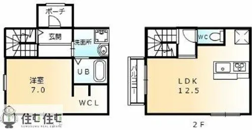 アンティーブ【I号室】の間取り
