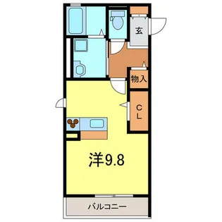 アール・オッツ【1階】の間取り