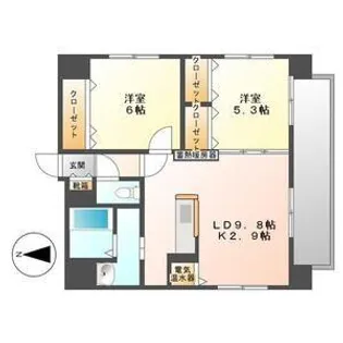 北海道札幌市中央区南十五条西9丁目【マンション】の間取り