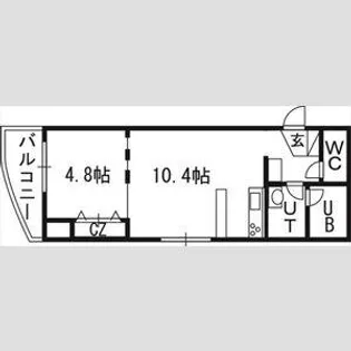 北海道札幌市中央区南十一条西1丁目【マンション】の間取り