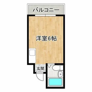 ラパンジール大国4【6階】の間取り