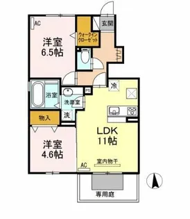 さくら弐【102号室】の間取り