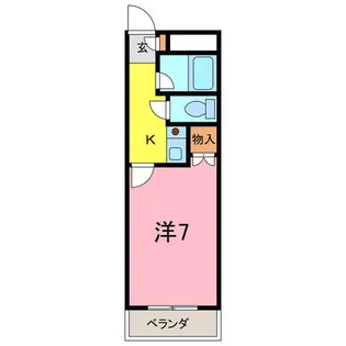 ドミネンス曲尺手【1階】の間取り