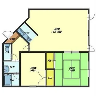 RESIDENTIAL OF CUBIC【2階】の間取り