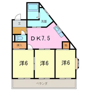 センチュリー重原【2階】の間取り