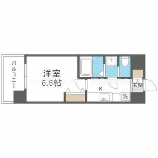 サムティ大阪CITY WEST【14階】の間取り