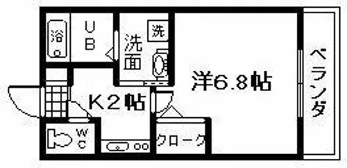 セジュール加守田SE【2階】の間取り
