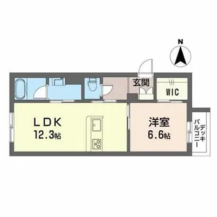 ザ・プレミアムステージア【0103号室】の間取り