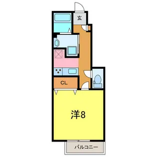 愛知県安城市昭和町【アパート】の間取り