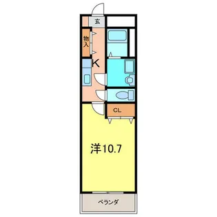 プランドール【2階】の間取り