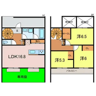 愛知県碧南市栄町1丁目【一戸建】の間取り