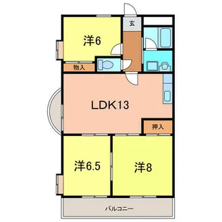 エステートNOB【2階】の間取り