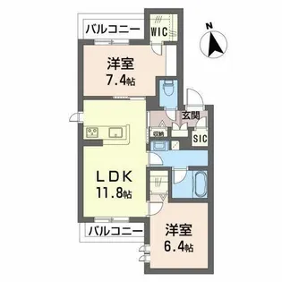 シャーメゾン大今里ZEH【3階】の間取り