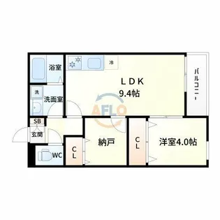 EIJU加島A【2階】の間取り