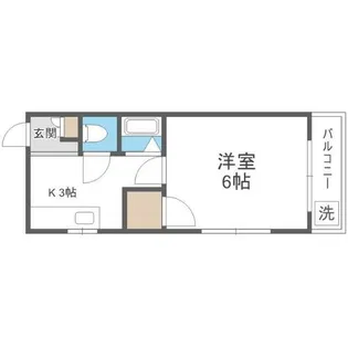 コモンズ保奈【2階】の間取り