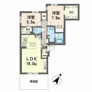 愛知県安城市三河安城南町1丁目【マンション】の間取り