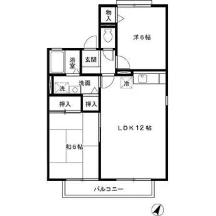 グランセジュール【2階】の間取り