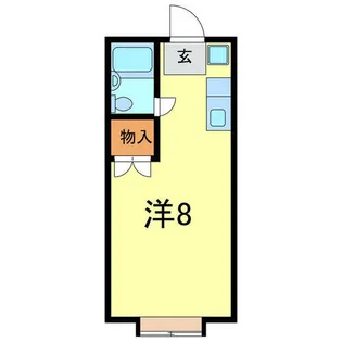 ユーゲントハイム【1階】の間取り