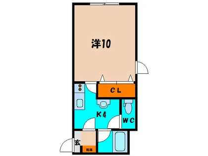 R’S FLATⅡ【2階】の間取り