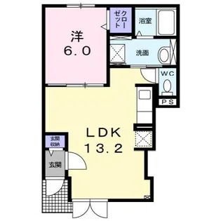 北海道函館市美原1丁目【アパート】の間取り