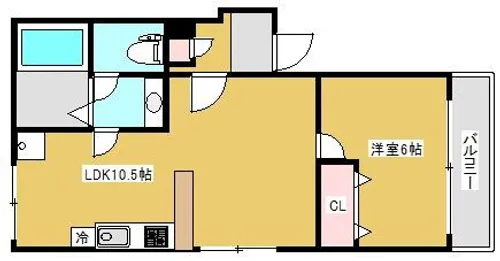 下沢マンション【3階】の間取り