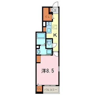 サンローラA【1階】の間取り