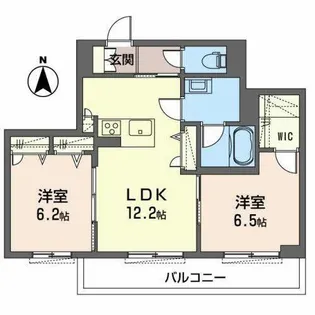メゾン・モアノ【0202号室】の間取り