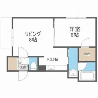 DIECI MOTOMACHI【204号室】の間取り