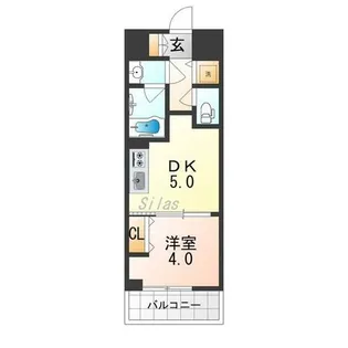 べラジオ雅び京都七条ウエストⅡ【10階】の間取り