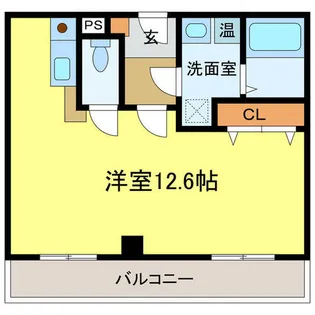 GROW GOLD【306号室】の間取り
