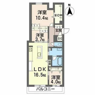 耀(かがやき)【0201号室】の間取り