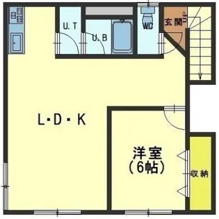 栄町アパート【101号室】の間取り