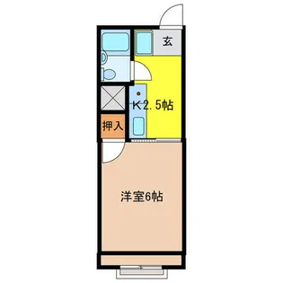 ハイツ協林【2階】の間取り