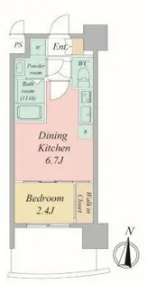 セレニテ新大阪アリエ【10階】の間取り