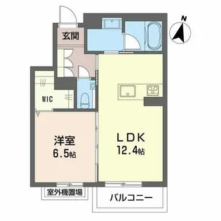 エバンジェリスト【0402号室】の間取り