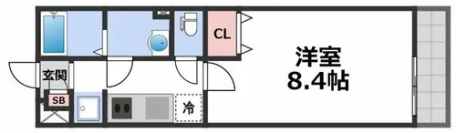 リブリ・メゾン・ド・ユアーズ【1階】の間取り