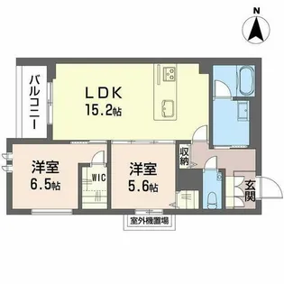 ソリス【0201号室】の間取り