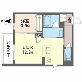 セロニアス藤が丘【0102号室】の間取り