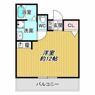 ヴェレッツァ住吉【3階】の間取り