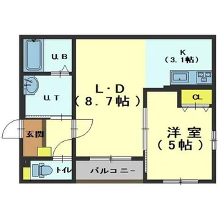 仮 柏木町 30番 新築マンション【302号室】の間取り