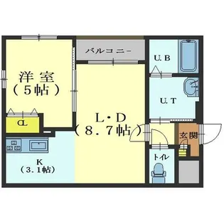 仮 柏木町 30番 新築マンション【204号室】の間取り