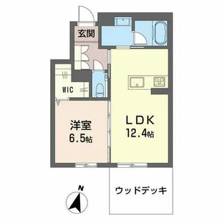 エバンジェリスト【0102号室】の間取り