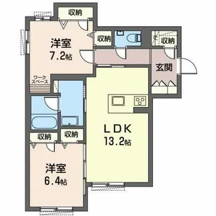 ベラ コリナ【0102号室】の間取り