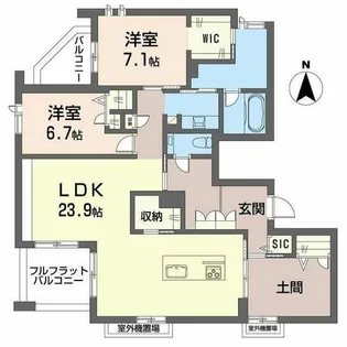 ハムステッド メゾン【0301号室】の間取り