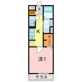 メゾンドアミー【2階】の間取り