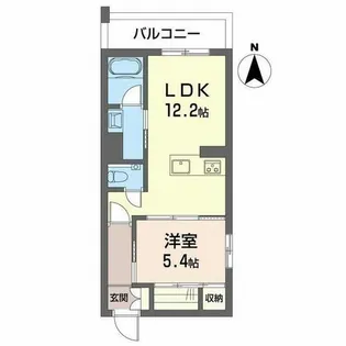 シャーメゾン ヴェリテ【0201号室】の間取り