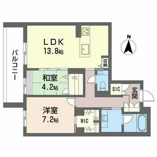 ルジェンド【0301号室】の間取り