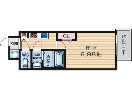 ロイス茨木奈良町【2階】の間取り