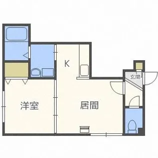北海道札幌市東区北十八条東17丁目【アパート】の間取り